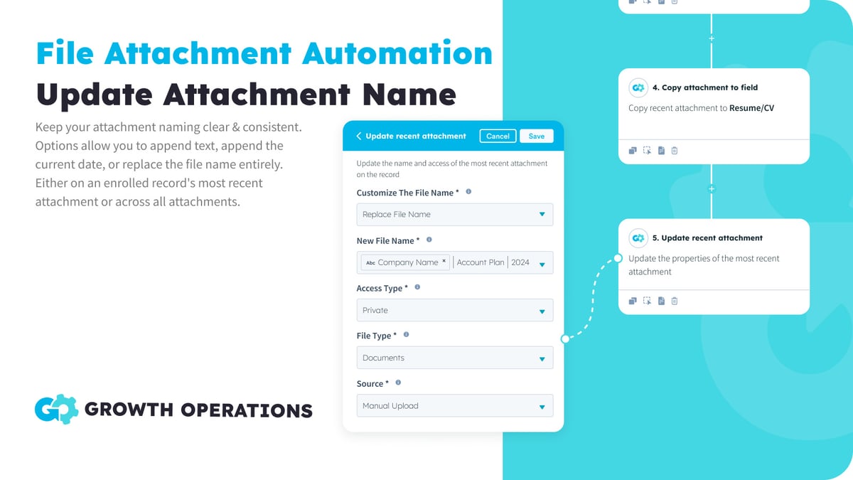 Update Attachment Name
